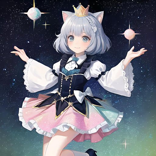 Sparkling Kitten Princess in Tutu