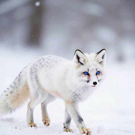 White Fox in Enchanted Winter