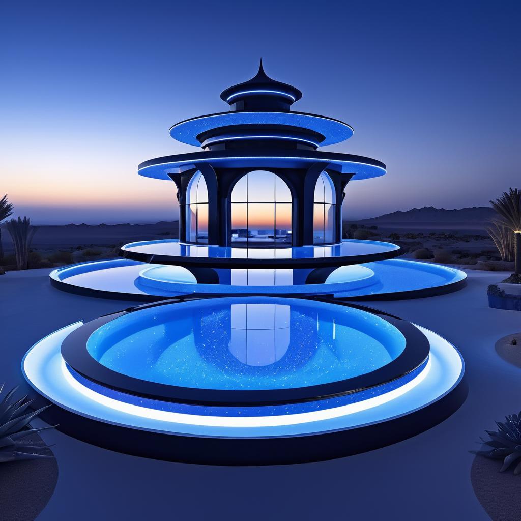 Futuristic Celestial Dragon Villa Design