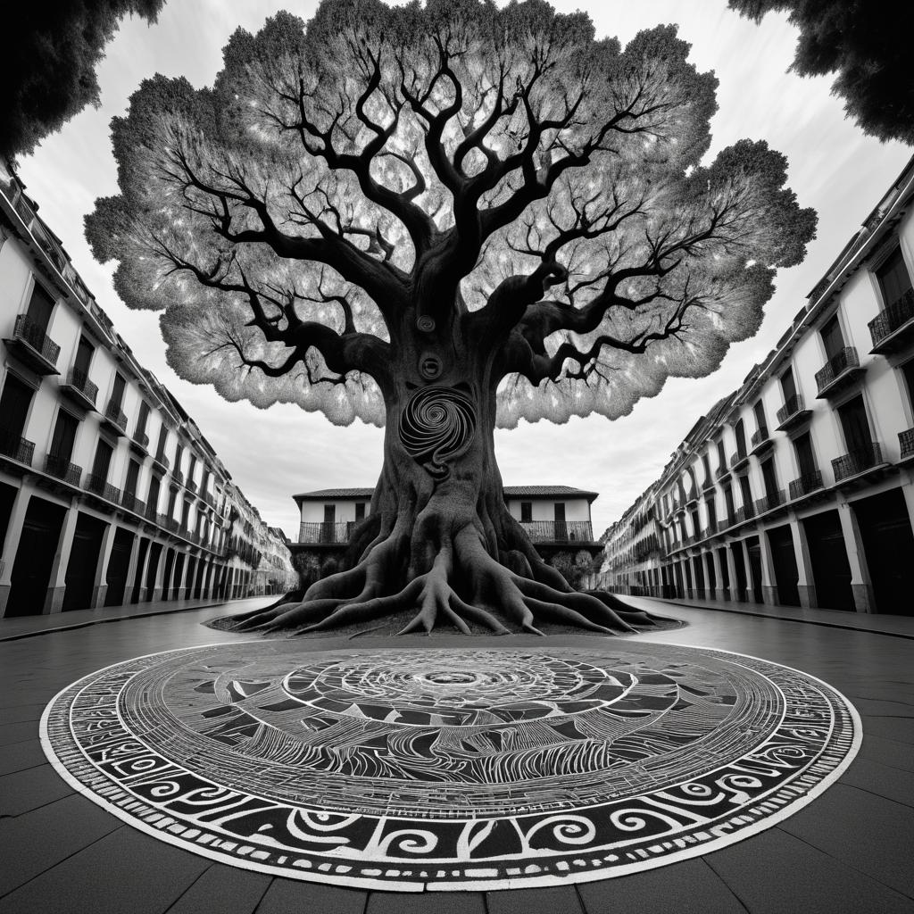 Surreal Street Photography of Ancient Tree