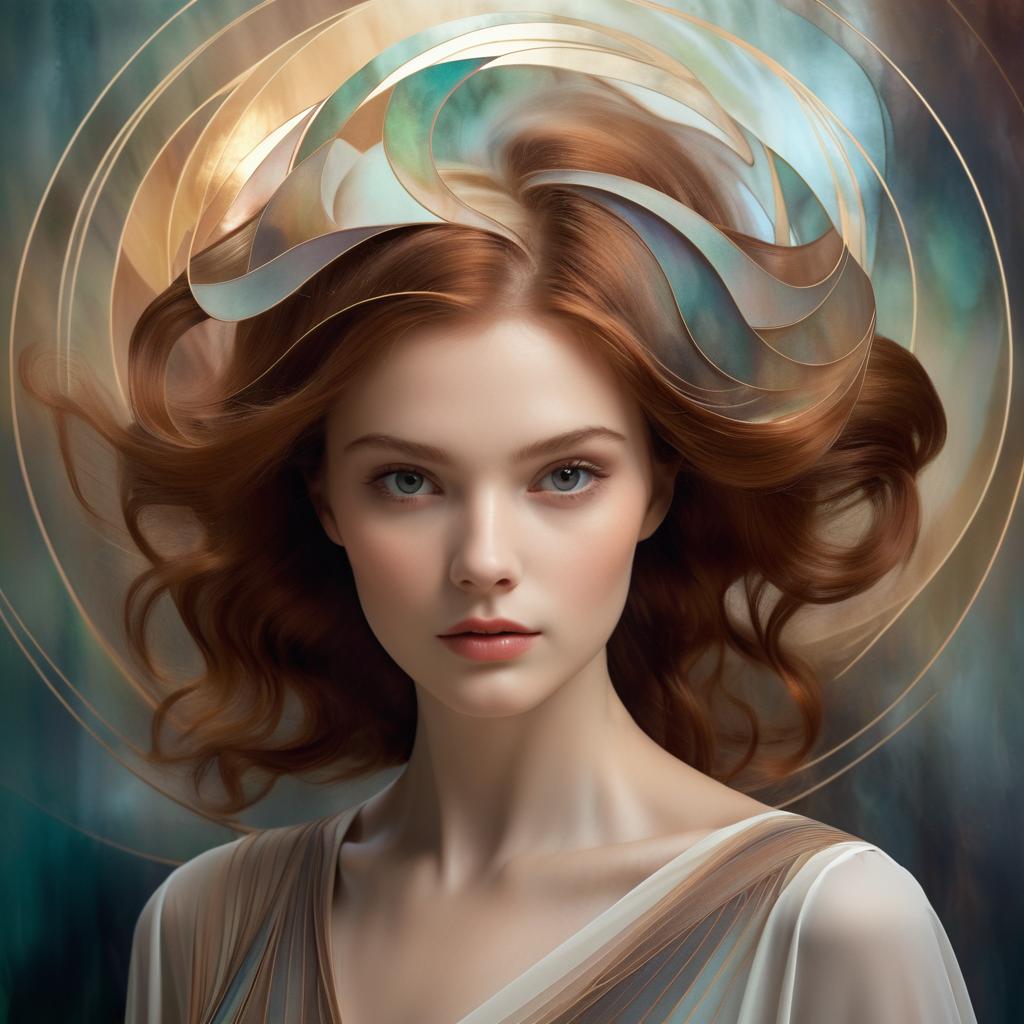 Timeless Woman in Surreal Fantasy Art