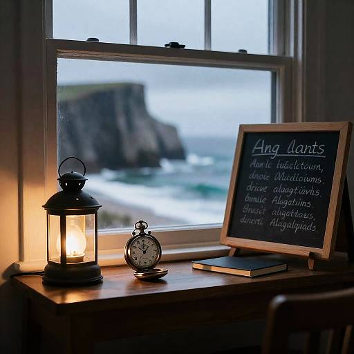 Nostalgic Automaton in Lighthouse Study