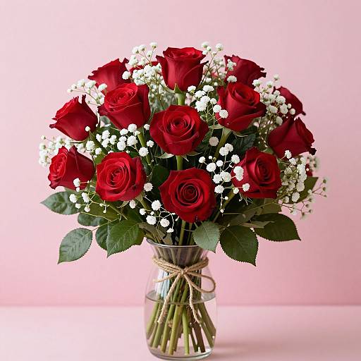 Elegant Red Rose Bouquet Arrangement