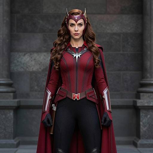 Scarlet Witch Superhero Costume Design