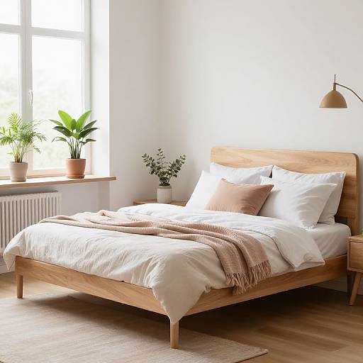Cozy Scandinavian Bedroom Interior