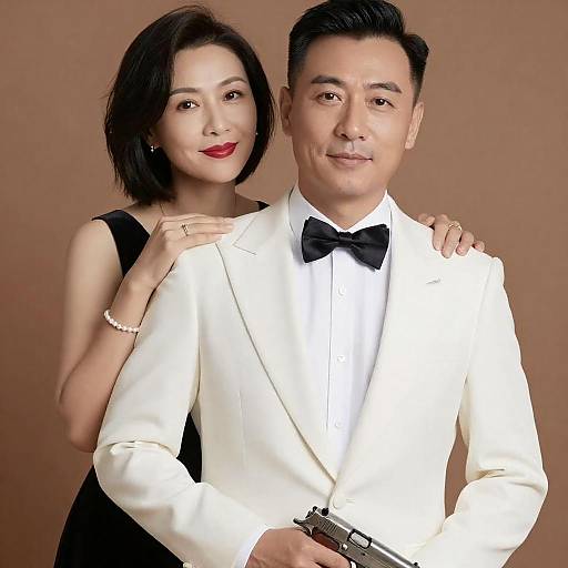 Elegant Couple in Formal Attire