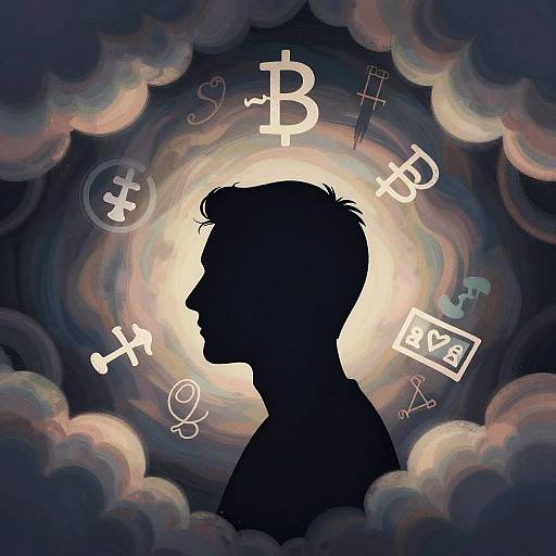 Agnostic Silhouette with Abstract Symbols