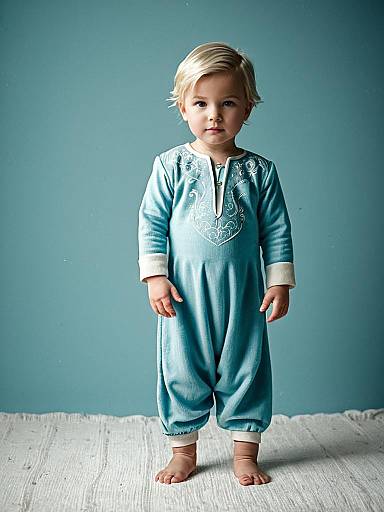 Realistic Boy in Elsa Costume