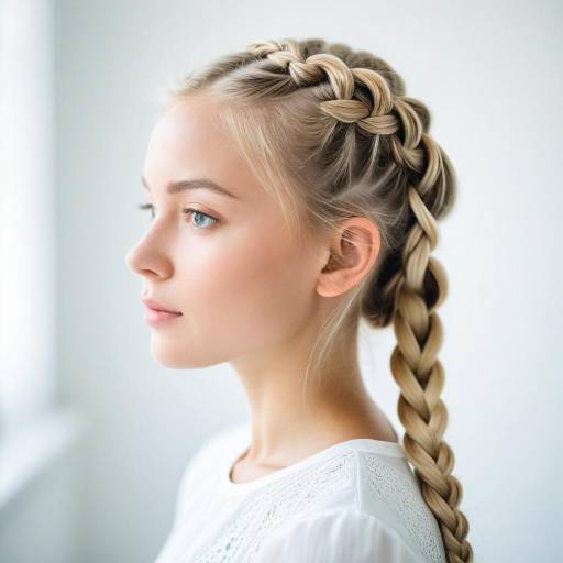 Elegant Young Girl in Minimalist Setting
