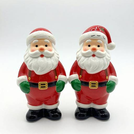 Vintage 1970s Santa Claus Shakers