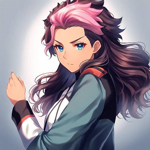 Illustration of Guel jeturk, gundam in the style of Sasucchi95