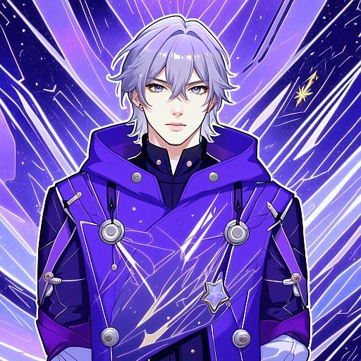 Illustration of Moze (honkai: star rail), honkai (series) in the style of Meitoro