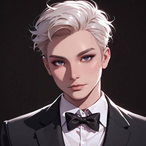 Suave Gentleman in Formal Attire Suave Gentleman in Formal Attire