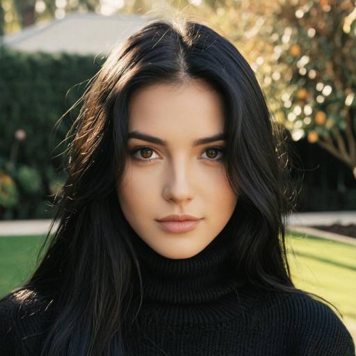 Realistic Portrait of a Young Woman