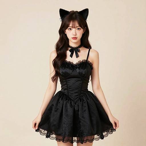 Halloween Cat Costume for Woman