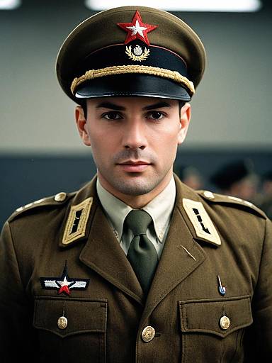 World War II Soviet Officer Portrait