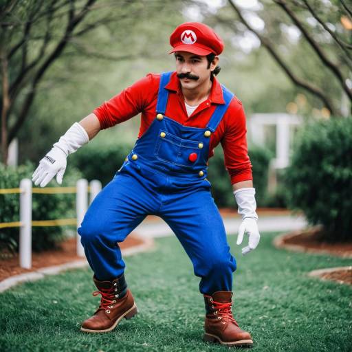 Playful Mario-Inspired Cosplay Design