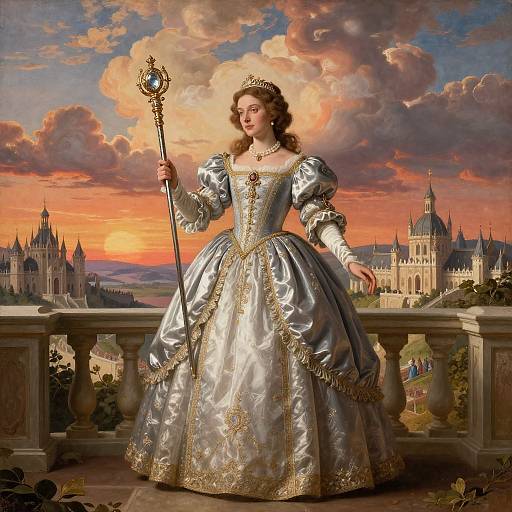 Majestic Thick Princess at Sunset