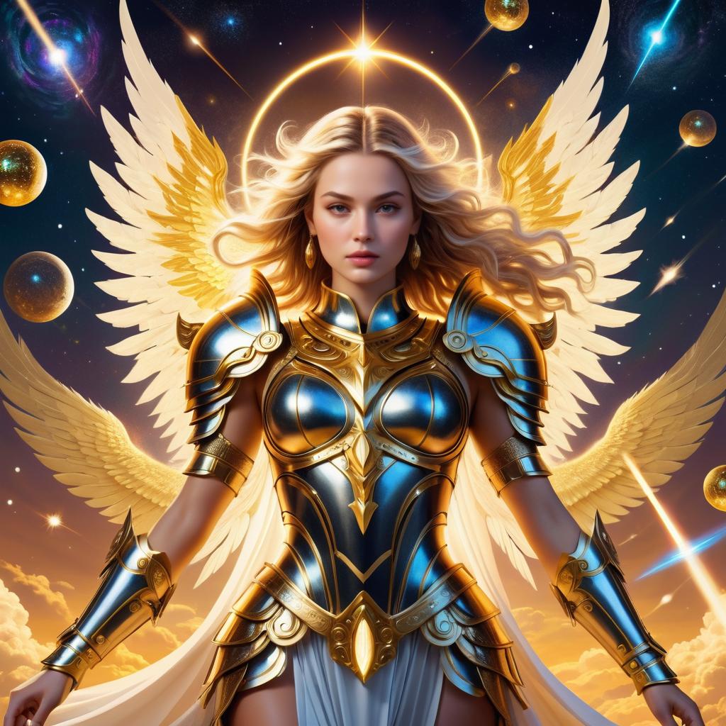 Celestial Warrior: An Angelic Vision