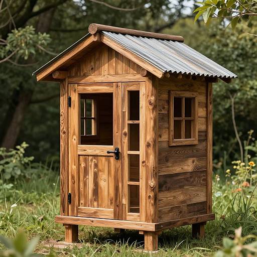 Rustic Handmade Cubby House Design