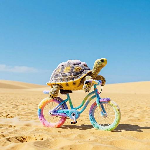 Rainbow Bicycle Tortoise Adventure