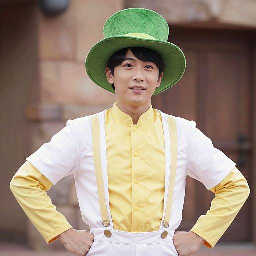 Man in Old Disney Style Costume