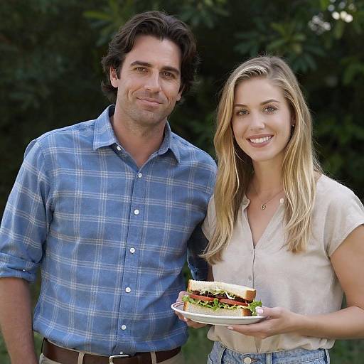 Casual Outdoor Couple Portrait