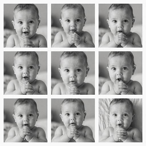 Collage of Cherished Baby Moments