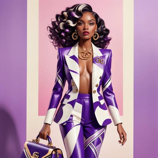 Glamorous Abstract Art of a Stylish Woman