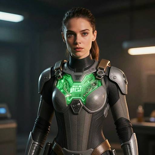 Futuristic Ripley Alien Woman