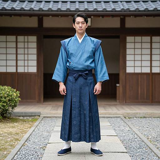 Man in Traditional East Asian Costume