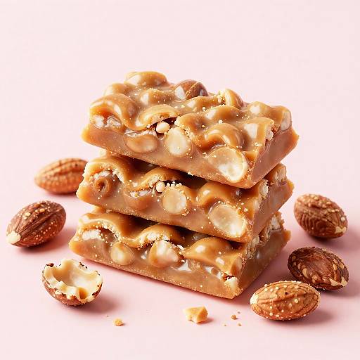 Hyper-Realistic Toffee Nut Bars