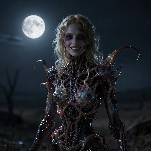 Eerie Fusion: A Portrait of Horror