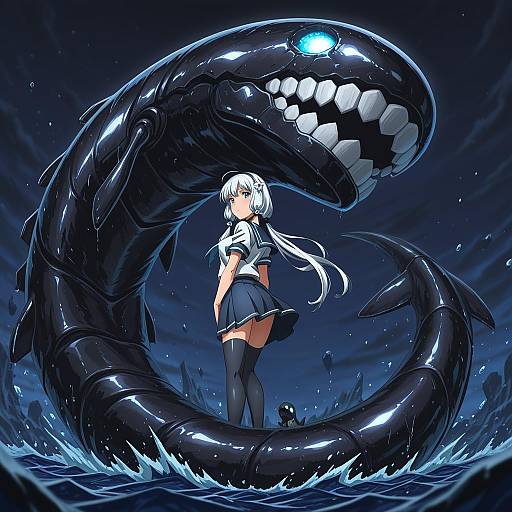 Illustration of Ha-class destroyer, kantai collection in the style of Gyouza (mhea5724)