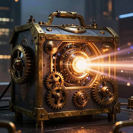 Steampunk Superhero Power Armor