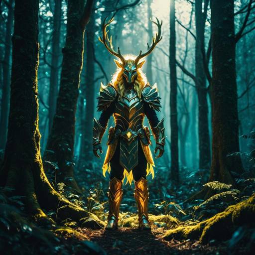 Magical Forest Guardian in Enchanted Grove