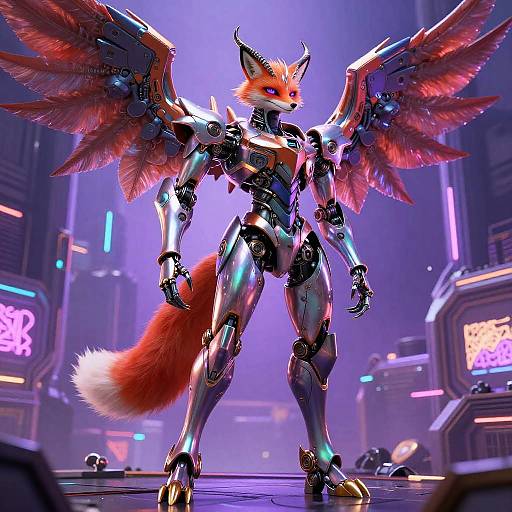 Iridescent Scarlet Fox Android