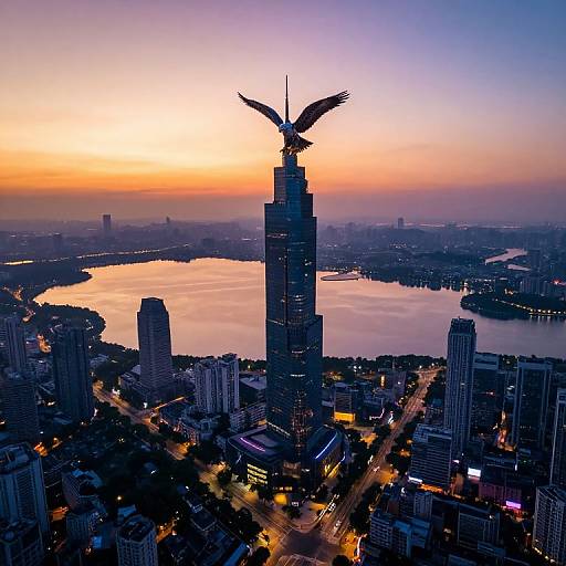 From Sunrise Lake to Futuristic City