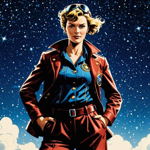 Paradox Amelia Earhart in Heroic Stance