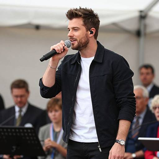 Liam Payne Singing at Commonwealth Day