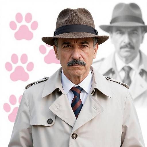 Vintage Portrait of a Stylish Man