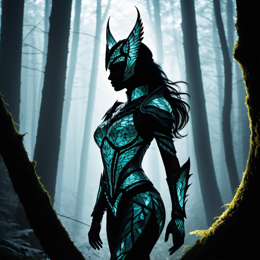 Enchanting Warrior of the Haunted Forest