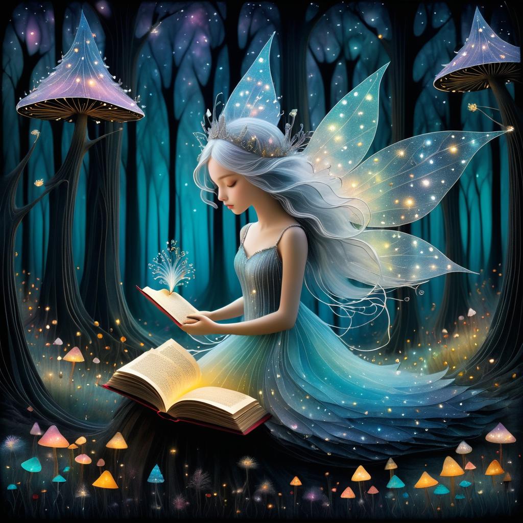 Whimsical Fairy in a Dreamy Forest