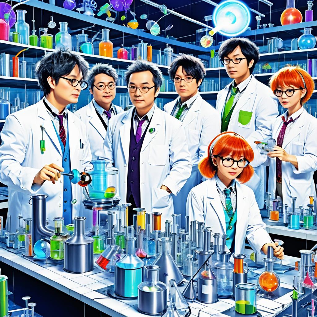 Eccentric Scientists in a Quirky Lab