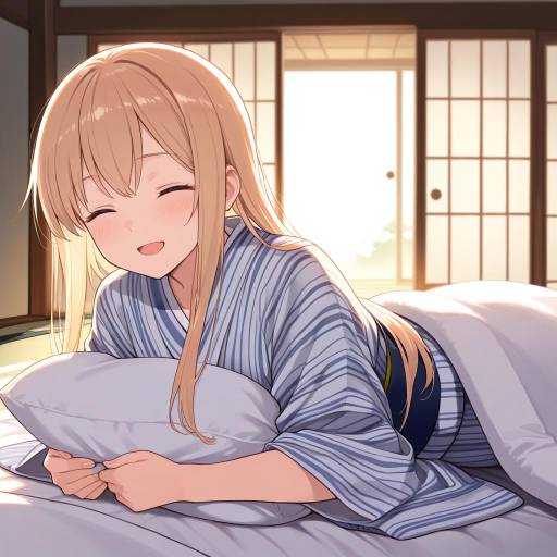 Joyful Admiral in Japanese Interior