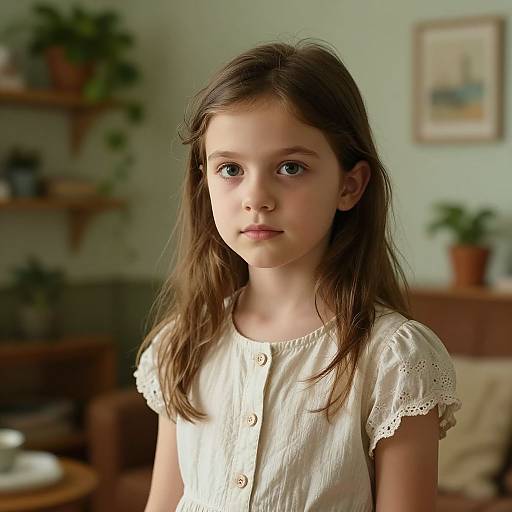 Photorealistic Tender Girl Portrait