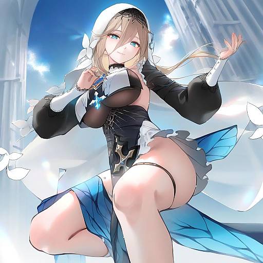 Illustration of Aponia (honkai impact), honkai (series) in the style of Dsmile