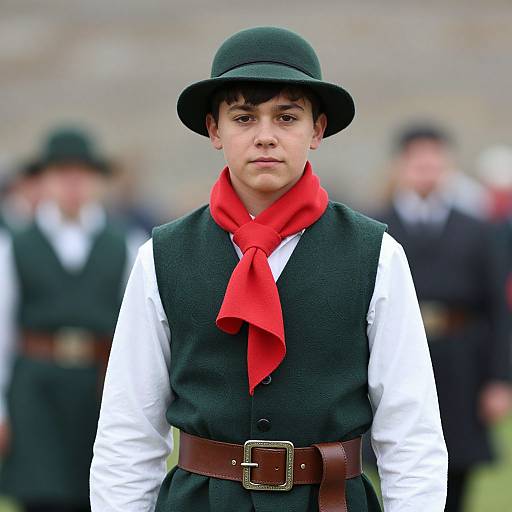 Male Irish Outfit Portrait