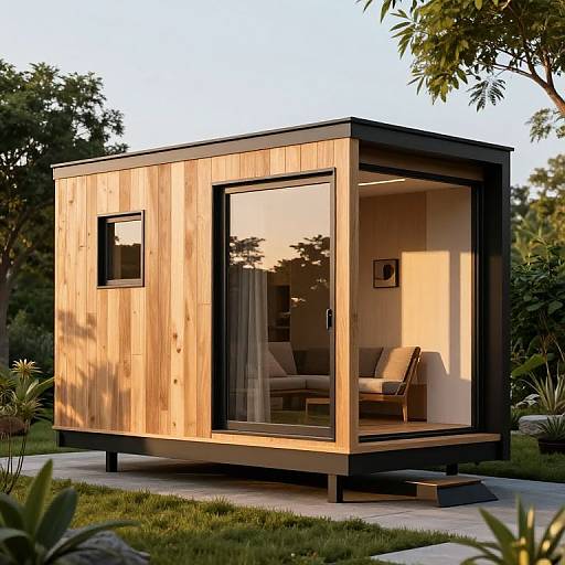 Modern Tiny Home with Natural Design