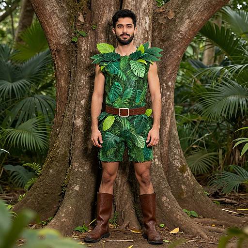 Jungle Themed Male Costume Solo